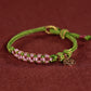 Bracelet Women's National Tide Transfer Beads Hand Rope Couple's Pledge Woven Red Rope Bracelet