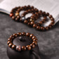 Gold Silk Sandalwood 1.2cm Old Bead Text Play Beads Big Lacquer Beads For Men And Women