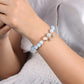 Aquamarine Freshwater Pearl Bracelet Female Simple Cold Wind Bracelet
