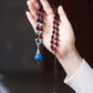Gold Star Small Leaf Rosewood Buddha Beads Hanging Pendant New DIY Men'S And Women'S Sweater Necklace Ins Assembly Jewelry