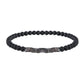 Fashion Commuter Retro Style Bracelet Jewelry Trendy Men's Handmade Beaded Black Gallstone Turquoise Bracelet