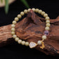 Yiyi Natural Alxa Jade Design Single Circle Bracelet Women's Hand Strings