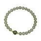 Natural Hetian Jade Bracelet With S925 Sterling Silver Beads