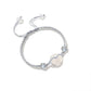 Hand-woven agate Ping An Buckle Couple Women's Hand Rope Girlfriend Simple Bracelet