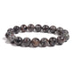 Jewelry Natural Flame Stone Bracelet for Men and Women Neutral Single Circle Beaded Energy Bracelet