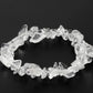 Handgewebtes elastisches Armband im Bohemian-Stil mit Natursteinperlen