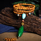 Tibetisches Yak-Knochen-Fassperlen-buddhistisches Gebetsarmband, handgefertigter spiritueller Schmuck