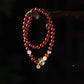 Ghost Crystal Chinese Style Ancient Incense Double Circle Bracelet