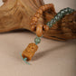 Natural Milk Fragrant Wooden Bracelet diy Dongling Jade Lianpeng Handheld Zakilam Rosary Bracelet Ethnic Style