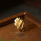 Metal Wind Fold Shi Home Pearl Ring Personality Sweet Cool Line Open Ring Women
