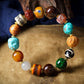 Tibetisches Yak-Knochen-Fassperlen-buddhistisches Gebetsarmband, handgefertigter spiritueller Schmuck