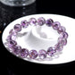 Natural purple Asai ball bracelet Purple Rainbow crystal beads - Buddha Blessing You