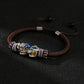 Handmade Dragon Knot Silver Pixiu Adjustable Bracelet With Auspicious Meaning