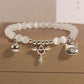 Elegant Three Leaf Sweet Rabbit Unique Design Friendship Bracelet