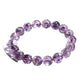 Natural purple Asai ball bracelet Purple Rainbow crystal beads - Buddha Blessing You
