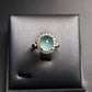 Chalcedony Ring Ring Women's High Ice Big Egg Face Chalcedony Fashion Seiko Open Ring