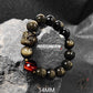 Natural Silver Obsidian Gold Obsidian Spiritual Healing Stone Beaded Bracelet
