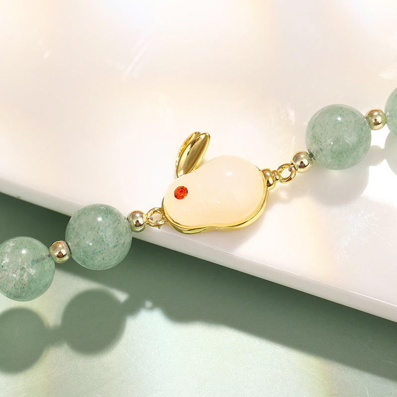 Elegant Jade Rabbit Bracelet For Year Of The Rabbit Festival Jewelry Bracelet - Buddha Blessing You