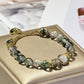 Brave Artificial Green Ghost Bracelet Mori Crystal Retro Bracelet Style All-match Original Design - Buddha Blessing You