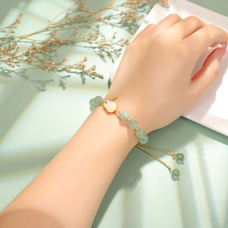 Elegant Jade Rabbit Bracelet For Year Of The Rabbit Festival Jewelry Bracelet - Buddha Blessing You