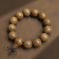 Old Material Wood Bracelet Buddha Beads Rosary 108 Retro Style Men And Women Bracelet Holding Gifts
