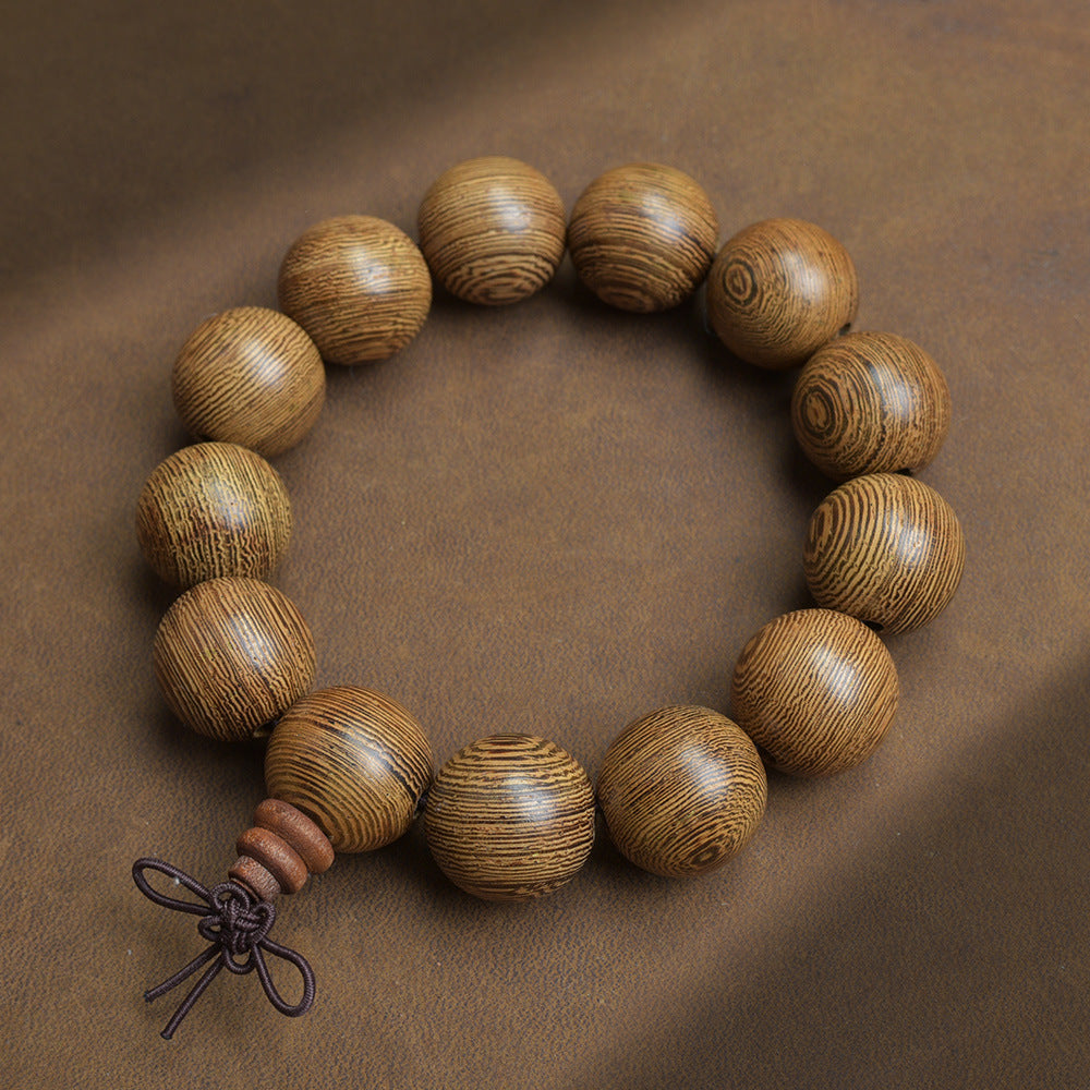 Old Material Wood Bracelet Buddha Beads Rosary 108 Retro Style Men And Women Bracelet Holding Gifts