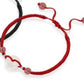Hand-woven agate Ping An Buckle Couple Women's Hand Rope Girlfriend Simple Bracelet