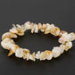Explosions Natural Gravel Beaded Bracelet Hand-Woven Elastic Rope Bracelet Bohemian Style Bracelet