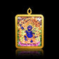 Wutai Berg Thangka Gawu Box Farbe Gold Acht Schutzgottheit Buddha Anhänger Bild Box Handgepäck Anhänger Anhänger