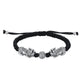 Original s999 Sterling Silver Lucky Nafu Pi Xiu Hand Rope Men's Chinese Retro Style All-match DIY Handmade Woven Jewelry