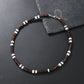 Summer Beach Bohemian Wood Chip Coconut Shell Necklace Men's Surfing Necklace Simple Tribal Stainless Steel Necklace