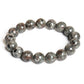 Jewelry Natural Flame Stone Bracelet for Men and Women Neutral Single Circle Beaded Energy Bracelet