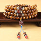 Natural Vietnam Rosewood 108 Beads Bracelet Rosewood Lotus Bracelet With Fragrance 8mm Bracelet