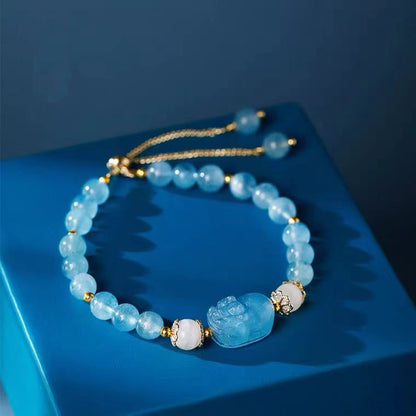 Moonlight Forest Crystal Pixiu Armband mit elegantem minimalistischem Stil