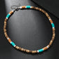 Men'S Turquoise Necklace Surfing Punk Necklace Unique Necklace