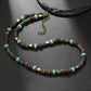 Men'S Turquoise Necklace Surfing Punk Necklace Unique Necklace