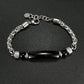 Retro Stainless Steel Chain Tiger Eye Titanium Steel Bracelet