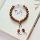 Ceramic Jewelry Ethnic Style Bracelet Chicken Wing Wood Single Ring Bracelet Original Hand-Woven Bracelet