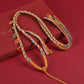 Five-way God of Wealth Necklace Tibetan Handmade Woven Cotton Shoes Eight Strand Woven Pendant Necklace Thangka Lanyard Buddha Pendant