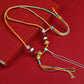 New Thangka Rope Hand-woven with Lanyard Ethnic Style Vintage Pendant Lanyard Tibetan Necklace Rope