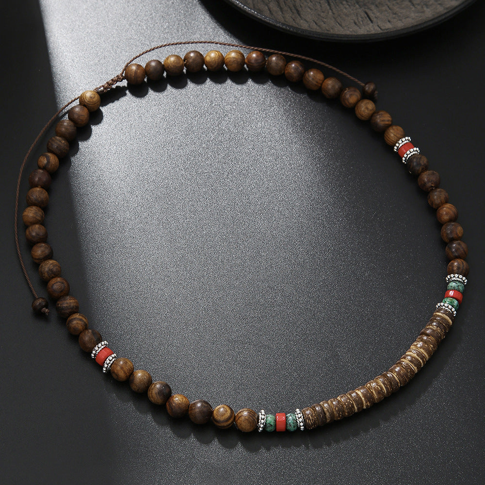 Men'S Turquoise Necklace Surfing Punk Necklace Unique Necklace